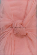 Salome Pink - 160cm wide very soft tulle fabric for bridal veils and wedding dresses/ soft mesh fabric// R-148-25 