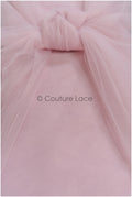 Pastel pink - 160cm wide very soft tulle fabric for bridal veils and wedding dresses/ soft mesh fabric//  R-150-53 