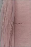 Blush Brown - 160cm wide very soft tulle fabric for bridal veils and wedding dresses/ soft mesh fabric// R-152-57
