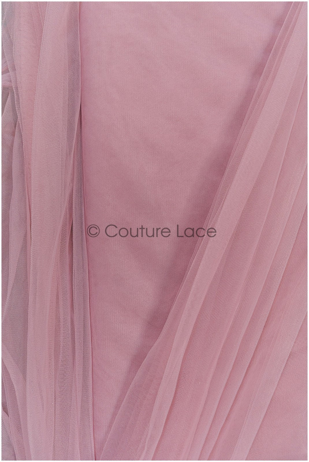 Blush Pink - 160cm wide very soft tulle fabric for bridal veils and wedding dresses/ soft mesh fabric// R-154-62 BOLT 30YDS