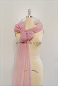 Blush Pink - 160cm wide very soft tulle fabric for bridal veils and wedding dresses/ soft mesh fabric// R-154-62