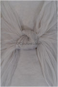 Steel grey - 160cm wide very soft tulle fabric for bridal veils and wedding dresses/ soft mesh fabric//  R-149-52 