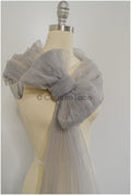 Steel Grey - 160cm wide very soft tulle fabric for bridal veils and wedding dresses/ soft mesh fabric// R-149-52-BOLT 30YDS 