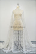 Perlen Spitzenstoff Off-White Silber/ Brautspitze mit Perlen/ Hochzeitskleid Spitze mit Perlen & Pailletten/ Perlenblütenspitze/ glänzende Spitze// L21-301OS