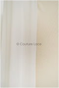 Exquisite off-white stretch fabric/ elegant stretch net tulle lace fabric/ flawless net tulle lace// R-127 