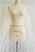 Romantischer Braut Spitzenstoff Off-White/ florale Spitze/ Dessous Spitze/ Brautspitze// L21-412