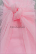 Cotton Candy Pink - 160cm wide very soft tulle fabric for bridal veils and wedding dresses/ soft mesh fabric// R-145-4 
