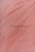 Salome Pink - 160cm wide very soft tulle fabric for bridal veils and wedding dresses/ soft mesh fabric// R-148-25 