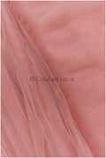 Salome Pink - 160cm wide very soft tulle fabric for bridal veils and wedding dresses/ soft mesh fabric// R-148-25 