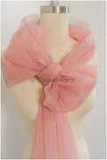 Salome Pink - 160cm wide very soft tulle fabric for bridal veils and wedding dresses/ soft mesh fabric// R-148-25 