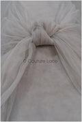Steel grey - 160cm wide very soft tulle fabric for bridal veils and wedding dresses/ soft mesh fabric//  R-149-52 