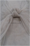 Steel Grey - 160cm wide very soft tulle fabric for bridal veils and wedding dresses/ soft mesh fabric// R-149-52-BOLT 30YDS 