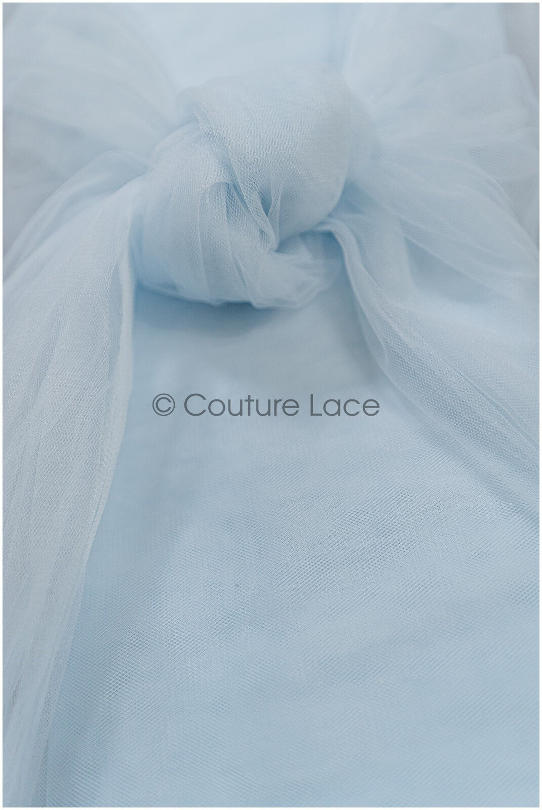 Light blue - 160cm wide very soft tulle fabric for bridal veils and wedding dresses/ soft mesh fabric// R-153-61