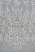 Romantische Braut Spitze Off-White/ Blumen Spitze/ Hochzeitskleid Spitenstoff/ Brautsptze// L21-085B