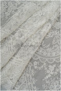 Weiche Braut Spitze Off-White/ Orientalische Braut Spitze/ Boho Spitzenstoff für Brautkleid// L21-044B