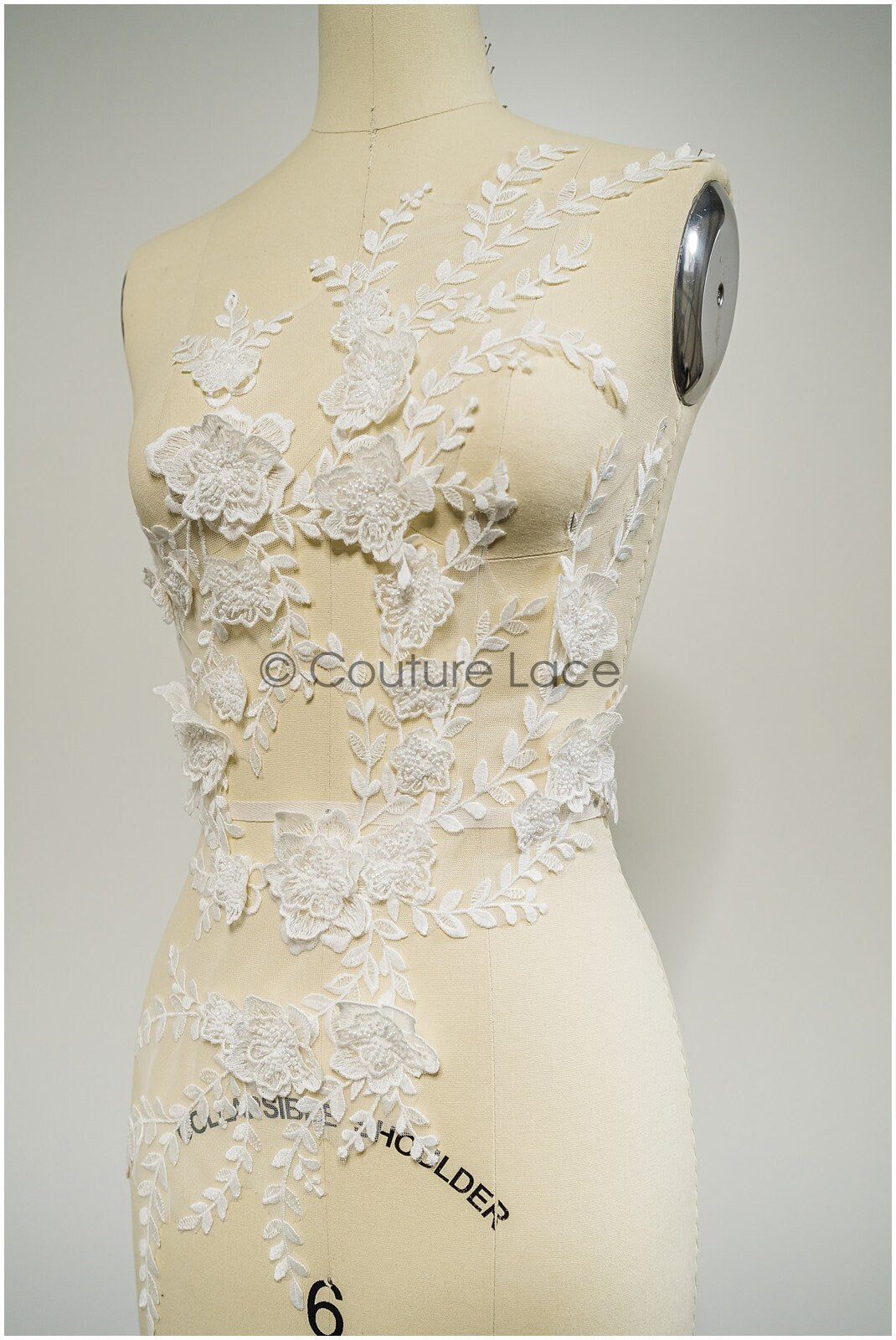 3D Blume Spitzen Applikation, 3D Blumen Applikation, Lace Blumen Applikation, Spitzen Applikation, 3D Brautkleid Spitzen Applikation, Braut Lacepatch// A21-250