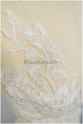 Floral lace applique for wedding dress, floral lace patch, embroidered lace applique, bridal applique// A21-225