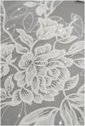 Floral lace appliques for bridal dress, floral lace patches, embroidered lace appliques, corded lace appliques off-white// A21-220