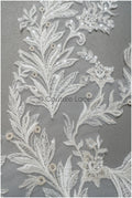 Floral lace applique for wedding dress, floral lace patch, embroidered lace applique, bridal applique// A21-202