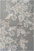 A21-203 / Florale SpitzenApplikation für Brautkleid, Blumenspitze Aufnäher, bestickte Spitzenapplikation, Brautapplikation