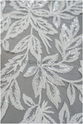 Floral lace appliques for bridal dress, floral lace patches, embroidered lace appliques, corded lace appliques off-white// A21-208