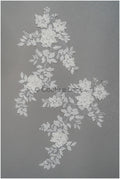 3D Blume Spitzen Applikation, 3D Blumen Applikation, Lace Blumen Applikation, Spitzen Applikation, 3D Hochzeitskleid Spitze Applikation, Braut Blumen Aufnäher// A21-209