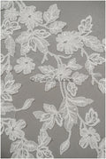 Perlen Applikationen für Brautkleid, Blumenspitzen Aufnäher, bestickte Spitzenapplikationen, kordelierte Spitzenapplikationen off-white// A21-214