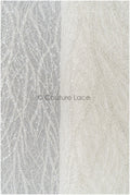 Perlengewellter Spitzenstoff Off-White/ Brautspitze mit Perlen/ Hochzeitskleid Spitze mit Perlen & Pailletten/ Braut Spitzenstoff// L22-279B