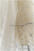 Royal Braut Spitzenstoff für Hochzeitskleid/ Brautspitze Stoff Off-White/ französische Braut Spitze// L22-307B