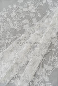 Blumen Braut Spitze Off-White/ Brautspitze/ Blumen Hochzeit Spitze/ Couture Spitze// L22-311B