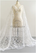 Blumen Braut Spitze Off-White/ Brautspitze/ Blumen Hochzeit Spitze/ Couture Spitze// L22-311B