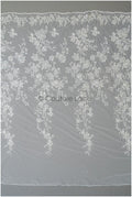 Perlen Spitzenstoff Off-White/ Perlen Brautkleid Spitze/ Couture Spitzenstoff/ Perlen Braut Spitze// L22-367B