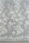 Perlen Spitzenstoff Off-White/ Perlen Brautkleid Spitze/ Couture Spitzenstoff/ Perlen Braut Spitze// L22-367B
