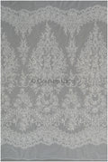 Weiche Braut Spitze Off-White/ Orientalische Braut Spitze/ Boho Spitzenstoff für Brautkleid// L21-044B