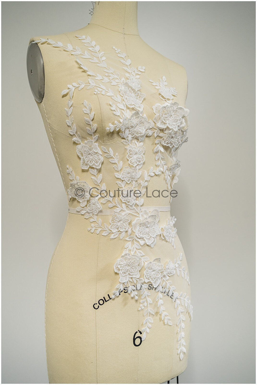 3D Blume Spitzen Applikation, 3D Blumen Applikation, Lace Blumen Applikation, Spitzen Applikation, 3D Brautkleid Spitzen Applikation, Braut Lacepatch// A21-250