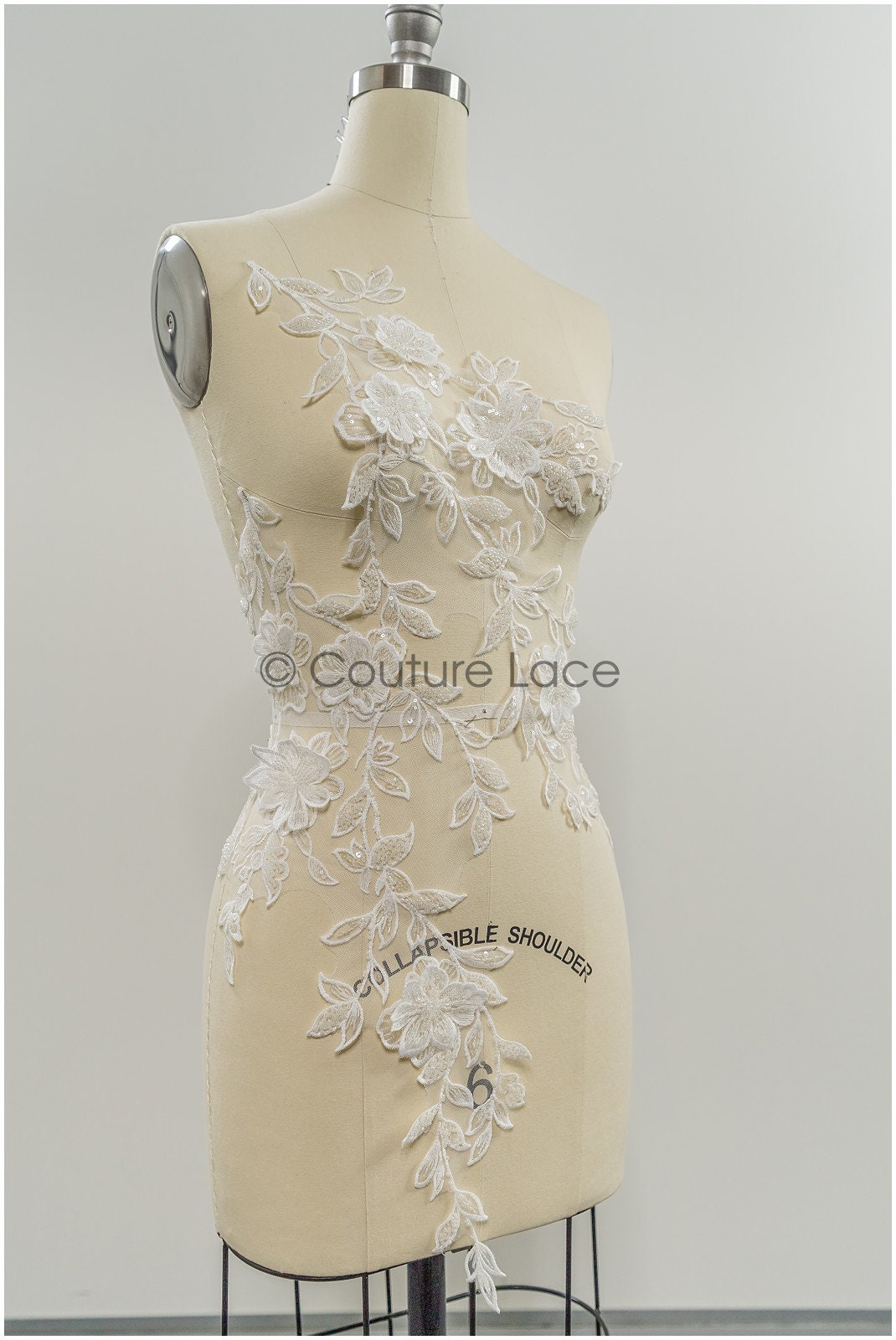 3D Blume Spitzen Applikation, 3D Blumen Applikation, Lace Blumen Applikation, Spitzen Applikation, 3D Brautkleid Spitzen Applikation, Braut Lacepatch// A21-238