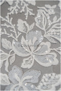 Blumen Spitzen Applikation, SpitzenBlume Applikation, SpitzenBlume Applikation, BrautSpitze Blumen Applikationen// A21-243