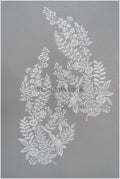 Wildblumen Spitzen Applikation, SpitzenBlume Applikation, Spitze Blumen Applikation, BrautSpitze Blumen Applikationen// A21-248