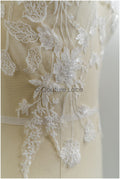 super weiche Wildblumen Spitzen Applikation für Brautkleid, BlumenSpitze Patches, bestickte Spitzen Applikation, Braut Applikation// A21-205