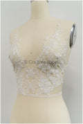 Super soft wildflower lace applique for wedding dress, floral lace patches, embroidered lace applique, bridal applique// A21-206