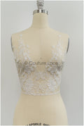 Super soft wildflower lace applique for wedding dress, floral lace patches, embroidered lace applique, bridal applique// A21-206