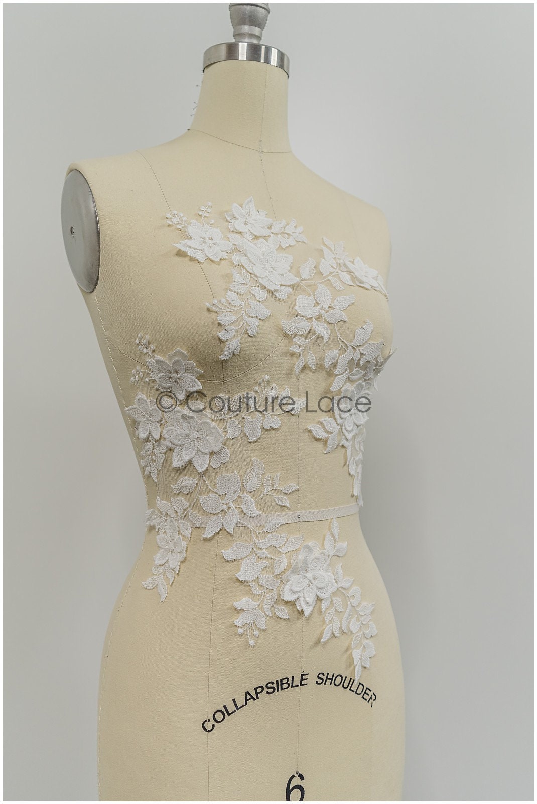 3D Blume Spitzen Applikation, 3D Blumen Applikation, Lace Blumen Applikation, Spitzen Applikation, 3D Hochzeitskleid Spitze Applikation, Braut Blumen Aufnäher// A21-209