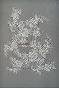 3D Blumen Spitzen Applikation, 3D Blumen Applikation, SpitzenBlume Applikation, Spitzen Applikation, 3D Brautkleid Spitzen Applikation, BrautSpitze Applikation// A21-211
