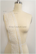 Boho crochet lace border off-white/ Guipure lace border/ Bridal lace border/ Macrame lace// T21-124