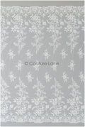 Romantischer floraler Spitzenstoff/ Braut Spitzenstoff mit Blumen/ Hochzeit Spitzenstoff// L22-208NB