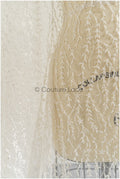 Perlen Spitzenstoff Off-White/ Brautspitze mit Perlen/ Hochzeitskleid Spitze mit Perlen & Pailletten/ Perlenspitze/ Französische Spitze// L22-301MB