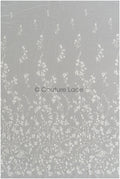 Spitzenstoff Off-White mit Perlen/ Brautspitze mit 3D-Blumen/ Brautkleid Spitz/ Perlenspitze// L22-305