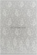 3D Blumen Spitze Stoff/ Exquisite Spitze Stoff für Hochzeitskleid/ Braut Blumenspitze/ Spitzenstoff Off-White//  L22-276B