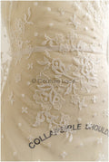 Romantischer Spitzenstoff Off-White/ hochwertiger bestickter Braut Spitzenstoff/ florale Brautspitze/ französische Spitze// L22-240B