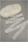 Boho lace trim off-white/ crocheted bridal lace/ guipure lace trim/ macrame lace// T21-125